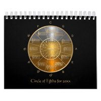 Circle of Fifths for All Seasons and Musicians Calendar
