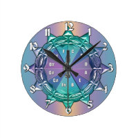 Circle of Fifths Mandala Music Clock