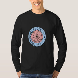 Circle Of Fifths Music Nerd T-Shirt