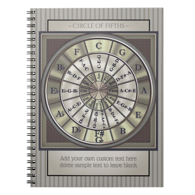 Circle of Fifths Musicians Journal (Front)
