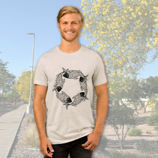 Circle of Fish  T-Shirt Tri-Blend Shirt