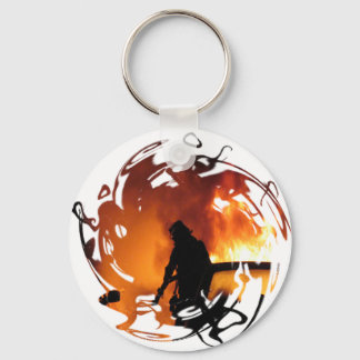 Circle Of Flames Keychain