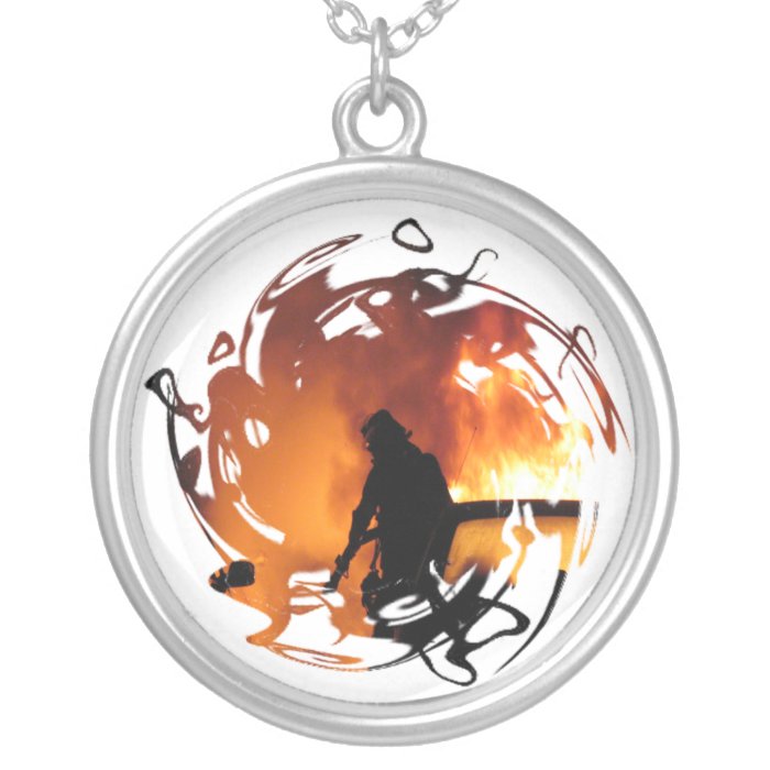 Circle of Flames Necklace 
