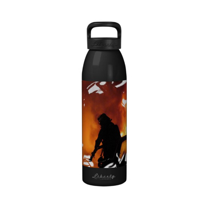 Circle Of Flames Water Bottle