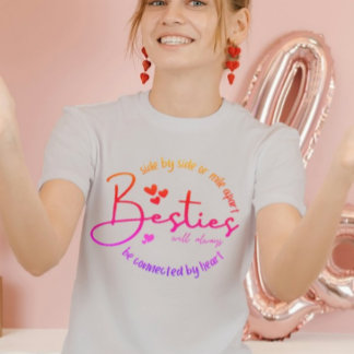 Circle of Friendship Typography T-Shirt