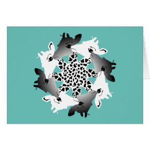circle of giraffes cards