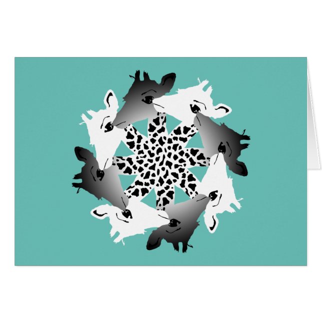 circle of giraffes cards (Front Horizontal)