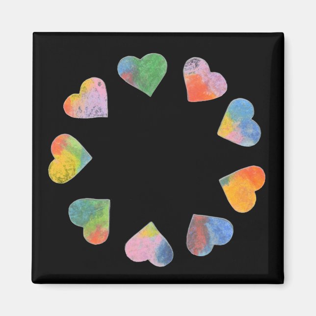 Circle of Hearts Magnet (Front)