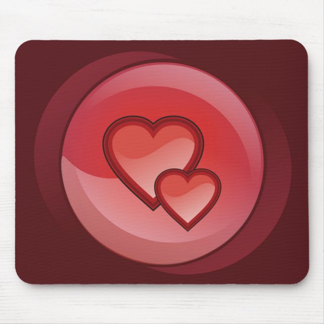 Circle of Hearts Mouse pad (Front)