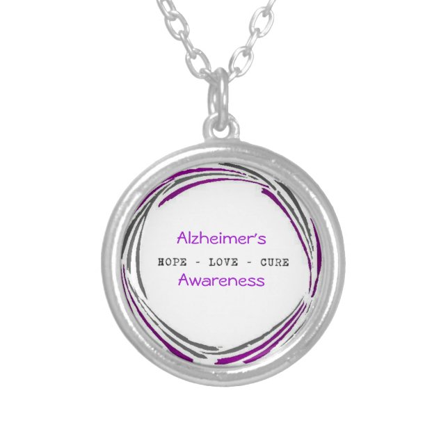 Circle of Hope Silver Plated Necklace (Front)