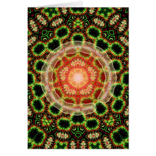 Circle of Ideas Card (Front)