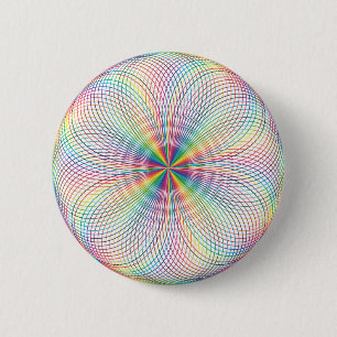 circle of joy pinback button