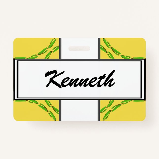 Circle of Leaves by Kenneth Yoncich Badge (Front)