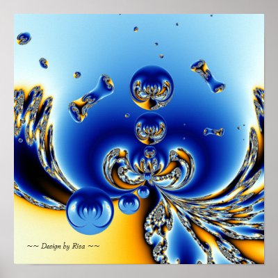 Circle of Life Fractal Poster