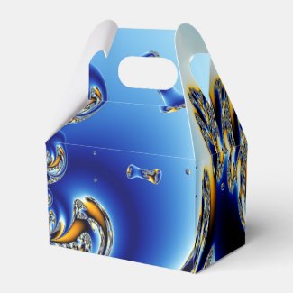 Circle Of Life Geo Shapes Fractal Party Favor Box