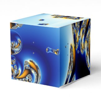 Circle Of Life Geo Shapes Fractal Party Favor Box