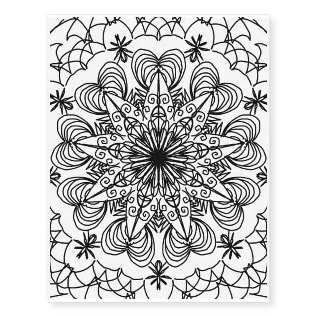 Circle of Life Temporary Tattoo (Front)