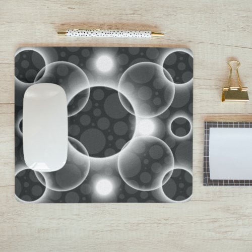 Circle of Light and Dark Mouse Pad