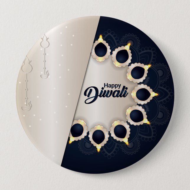 Circle of Light – Diwali Harmony Button (Front)