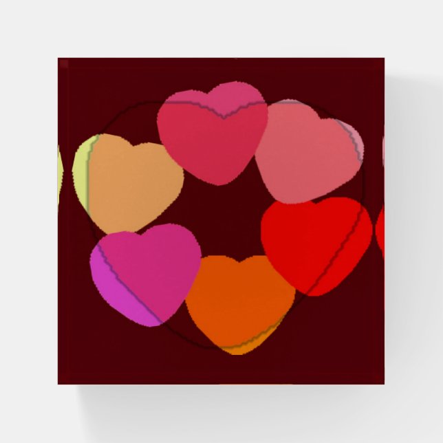 Circle of Love Paperweight (Front)