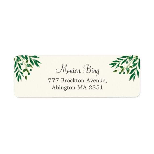 Circle of Love | Return Adress Label (Front)