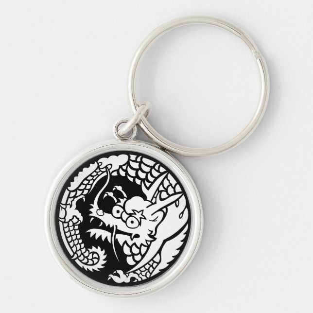 Circle of Nichiren sect dragon Keychain (Front)