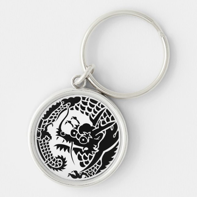 Circle of Nichiren sect dragon Keychain (Front)