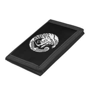Circle of Nichiren sect dragon Tri-fold Wallet