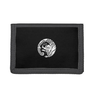 Circle of Nichiren sect dragon Trifold Wallet