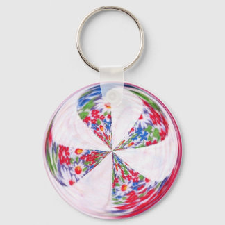 Circle of Quilt Keychain
