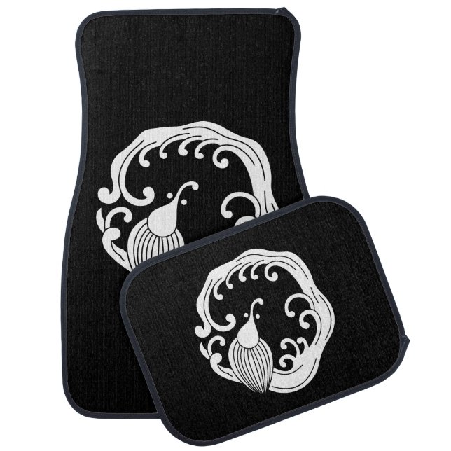 Circle of rainy dragon car floor mat (Set)