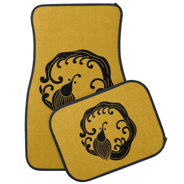 Circle of rainy dragon car mat (Set)