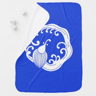 Circle of rainy dragon swaddle blanket