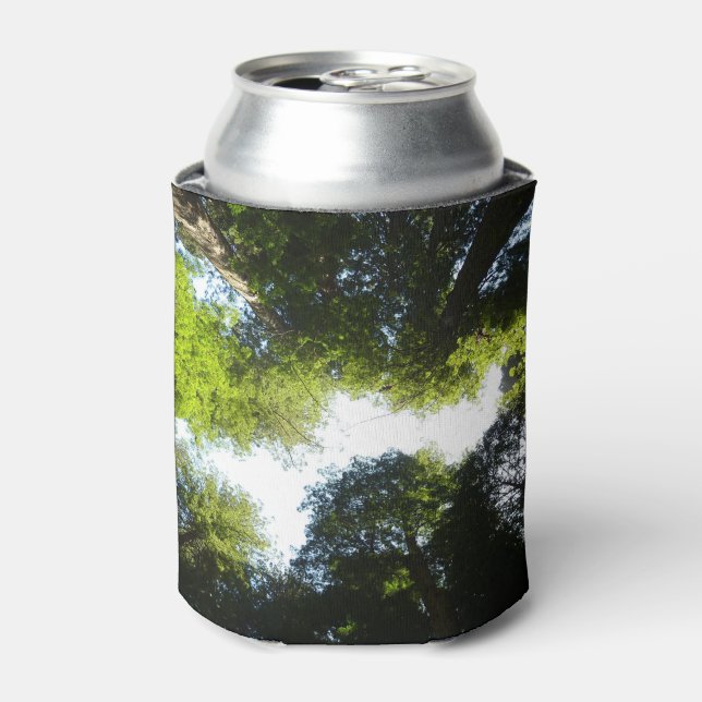 Circle of Redwood Trees at Redwood National Park Can Cooler (Can Front)