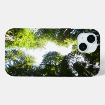 Circle Of Redwood Trees At Redwood National Park Iphone 15 Case by mlewallpapers at Zazzle
