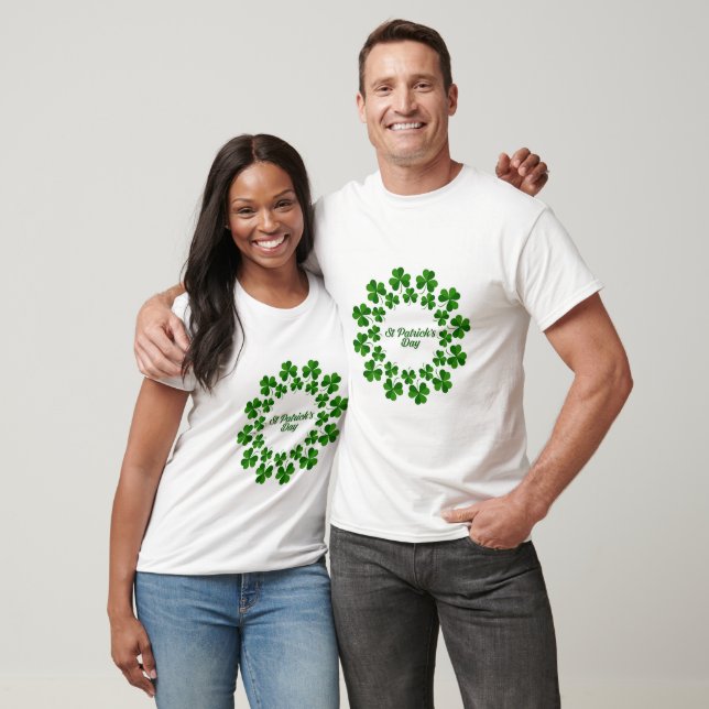 Circle Of Shamrocks T-Shirt (Unisex)