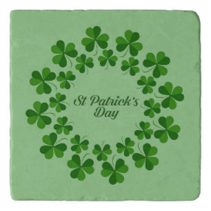 Circle Of Shamrocks Trivet