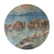Circle of Stones Lake Tahoe Impressionism