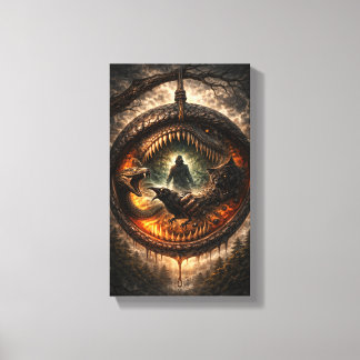 Circle of the Devouring Wild Canvas Print
