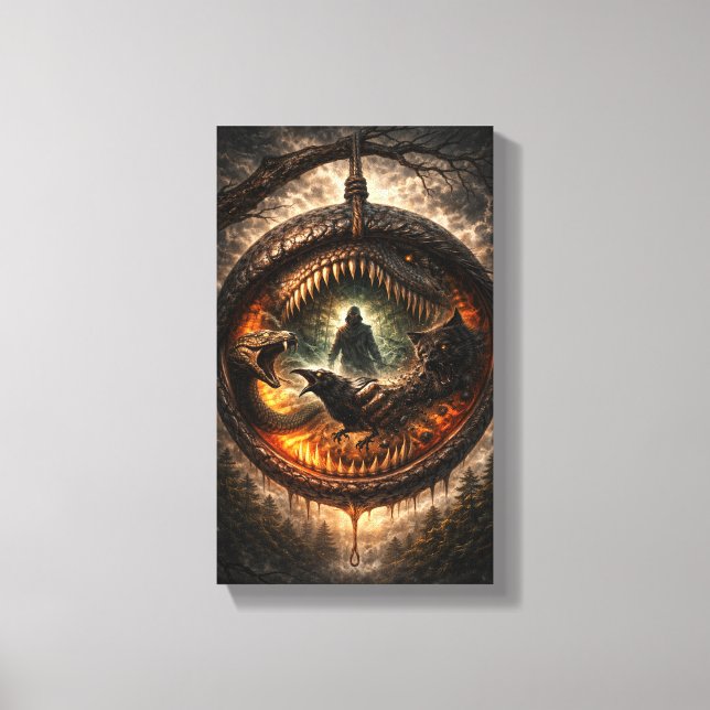 Circle of the Devouring Wild Canvas Print (Front)