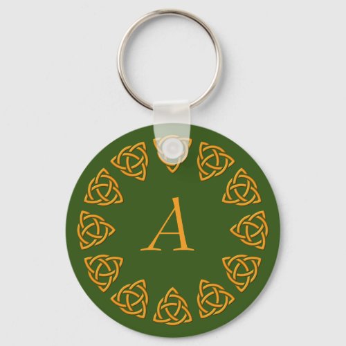 Circle of Trinity Celtic Knots Keychain