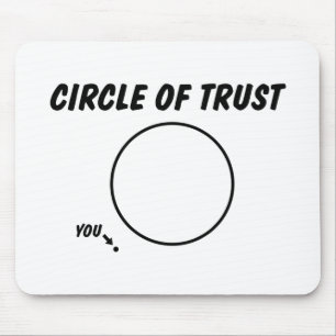 CIRCLE OF TRUST FUNNY MOUSE PAD