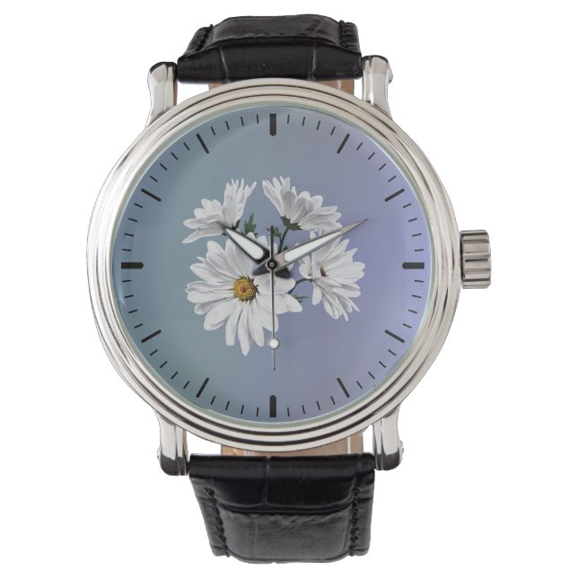 Circle of White Daisies Watch (Front)