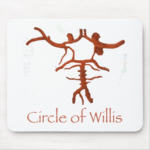 Circle of Willis Brain Anatomy Neuro Mouse Pad