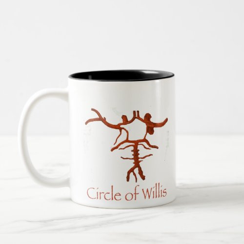 Circle of Willis Brain Anatomy Neuro Two_Tone Coffee Mug