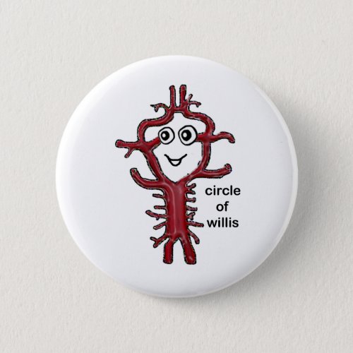 Circle of Willis Pinback Button