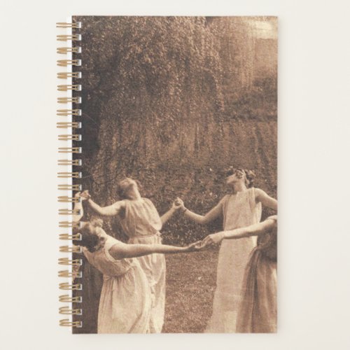 Circle Of Witches Vintage Women Dancing Planner