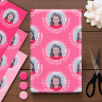 Circle One Photo Happy Birthday Greeting - Colors