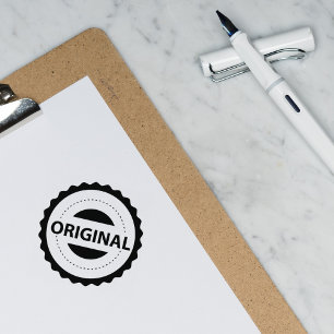 Circle Original, Business Rubber Stamp