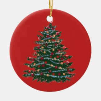 Circle Ornament Christmas tree